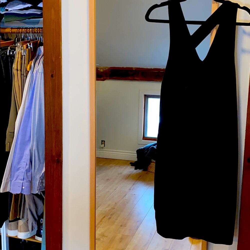 ASOS black dress.